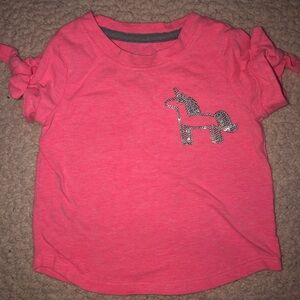 Cat & Jack Pink Short Sleeve Tee 12 months